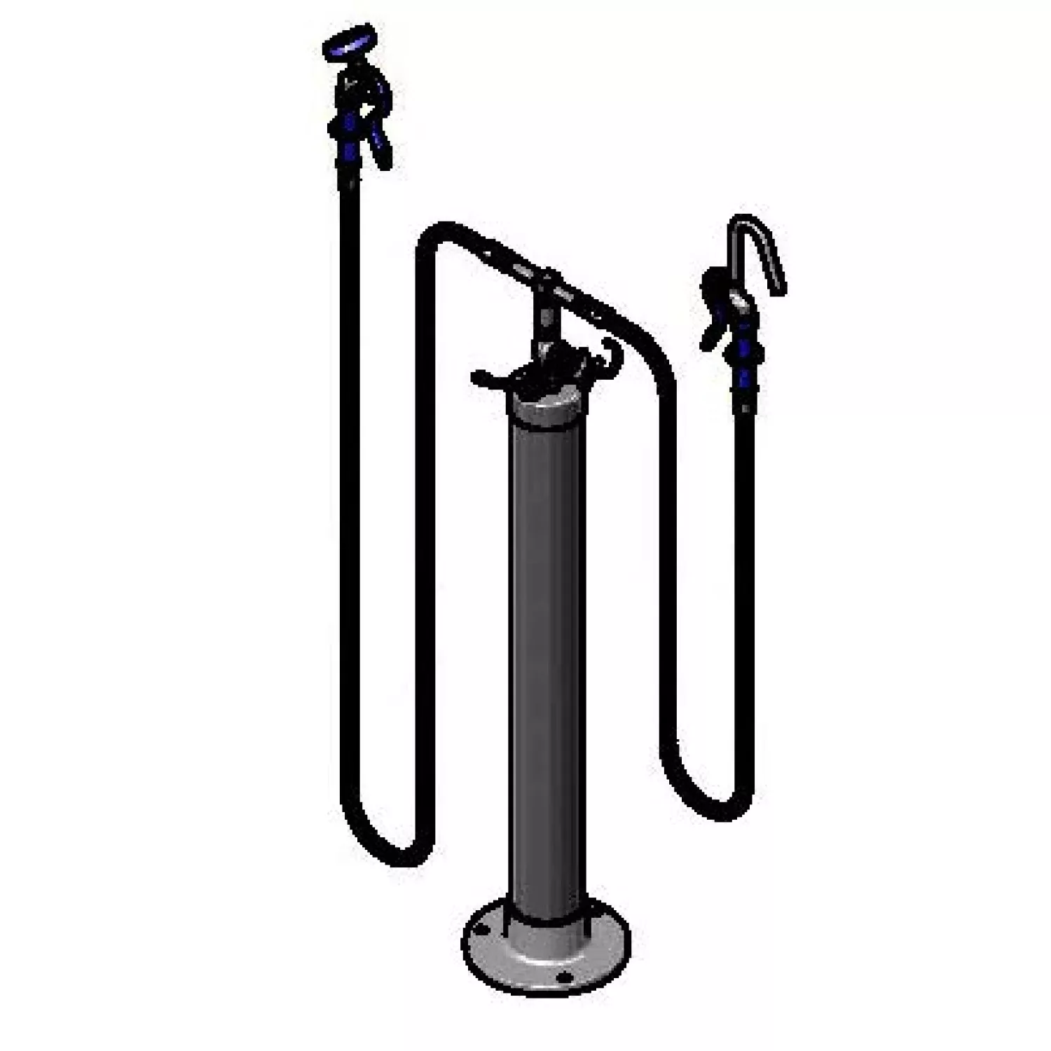 T&S Brass B-0190 Kettle Kaddy - Hook Nozzle & Angled Spray Valve