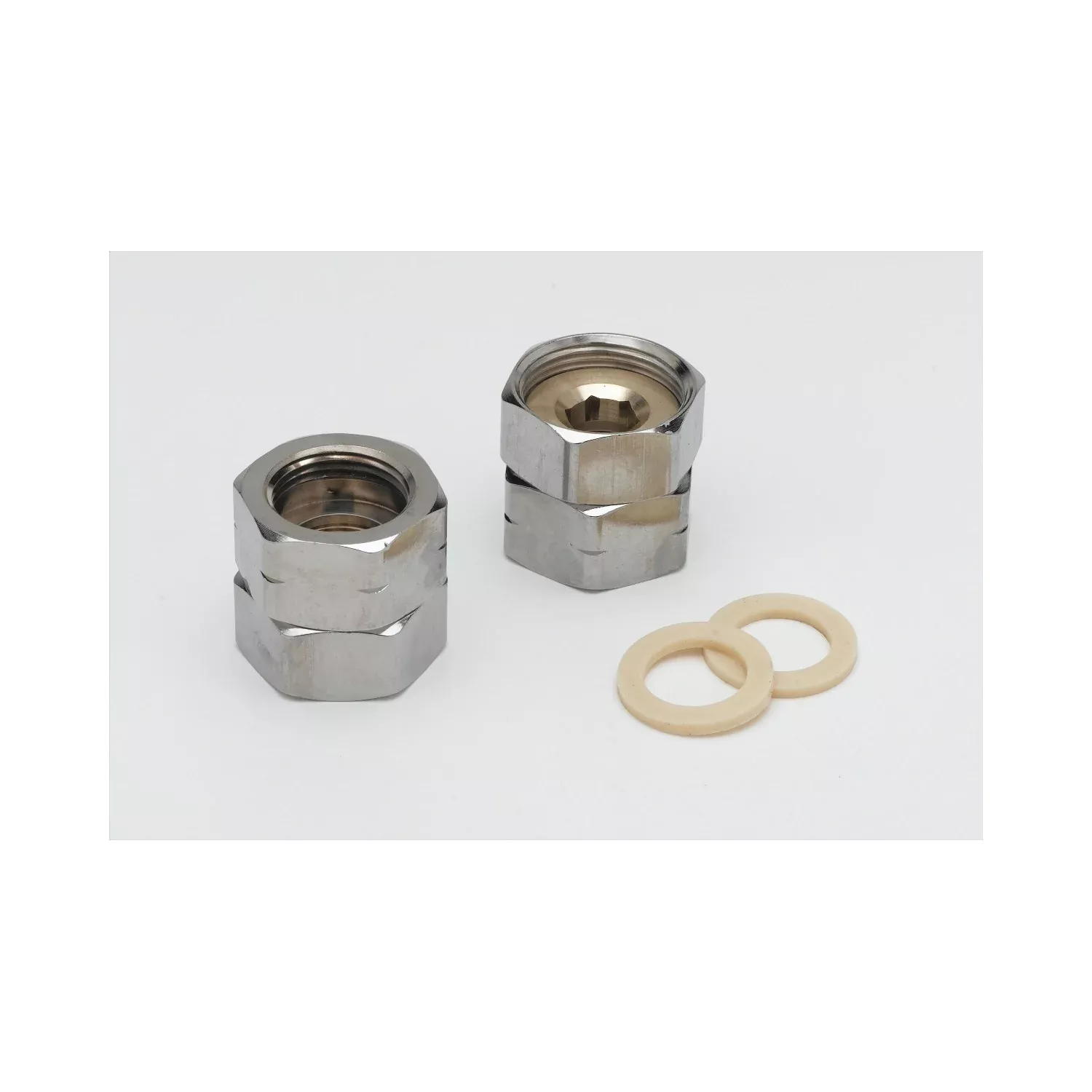 T&S Brass B-0467 Fisher Wall Mount Faucet Adapters - Two-Pack