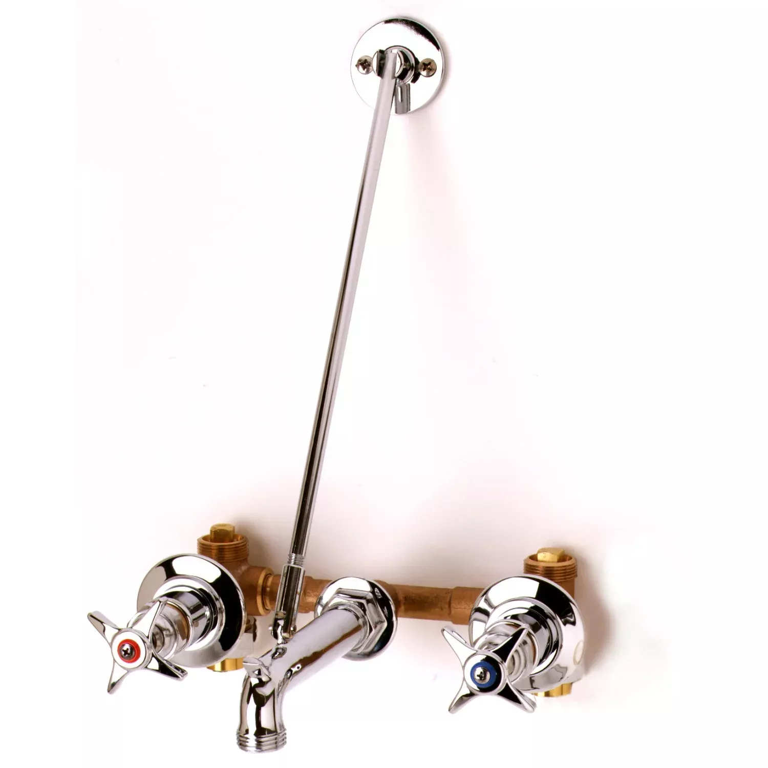 T&S Brass B-0698 Concealed Bypass Mixing Valve - Wall Brace