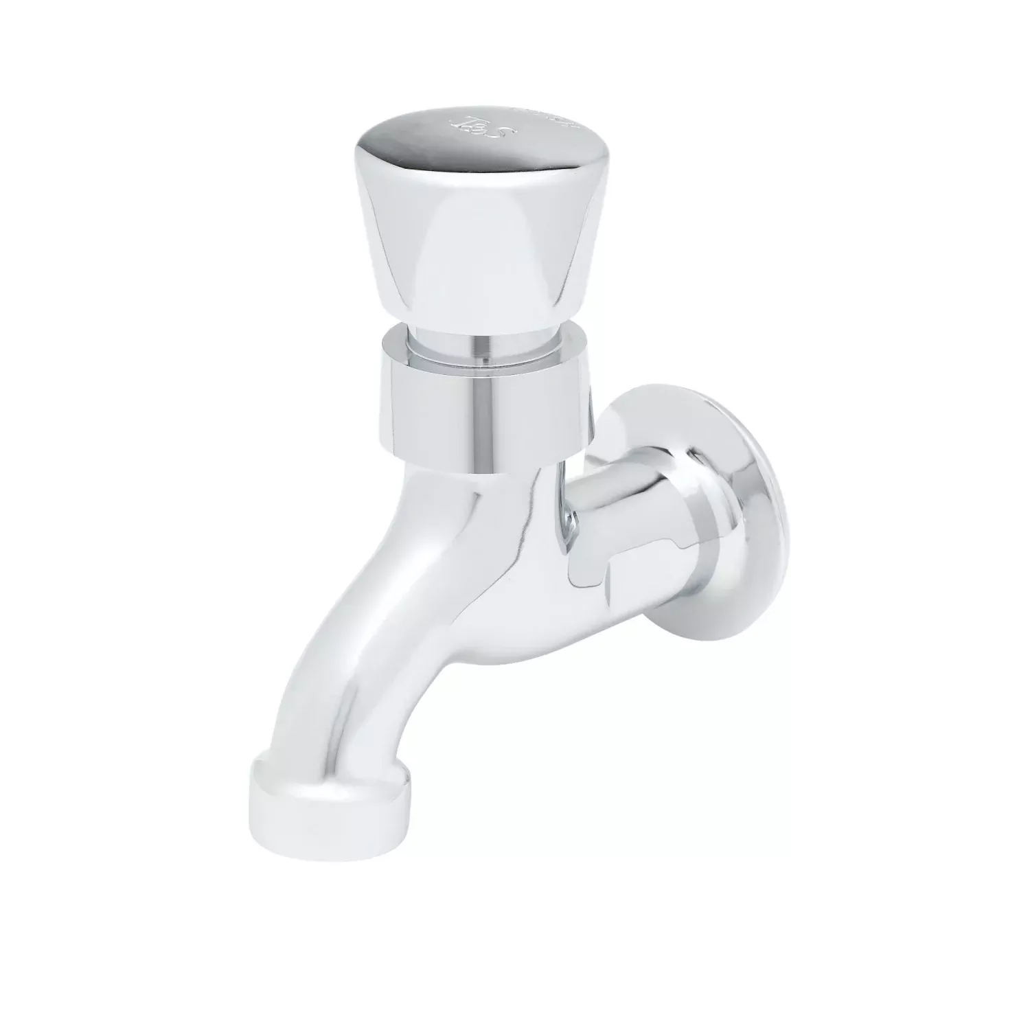 T&S Brass B-0700-01 Metering Splash Mount Faucet - Plain-End Outlet