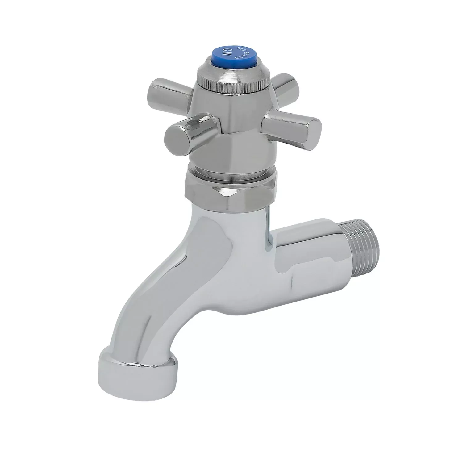 T&S Brass B-0708 Sill Faucet - Plain-End & Self-Closing