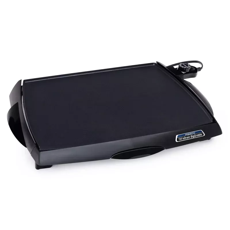 Tilt 'n Drain Electric Big Griddle - Nonstick Ceramic Surface