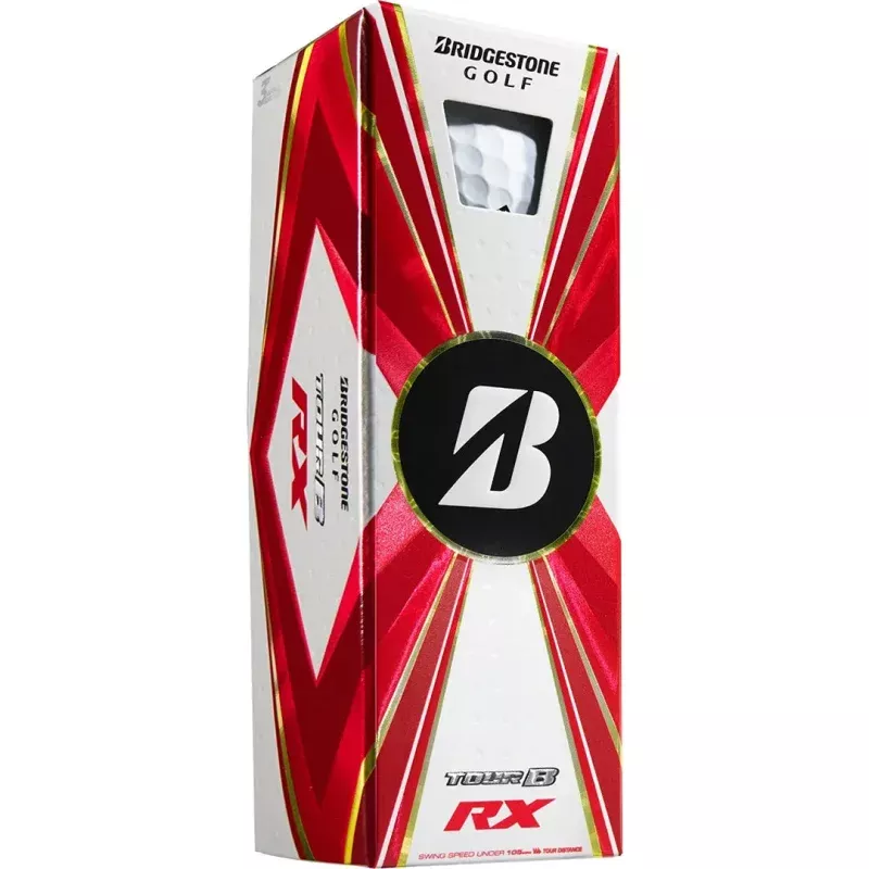 Tour B RX Golf Balls 3-Ball Sleeve - White