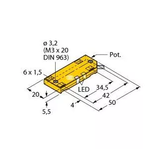 TURCK BC10-QF5.5-RP6X2 7M Capacitive Sensor