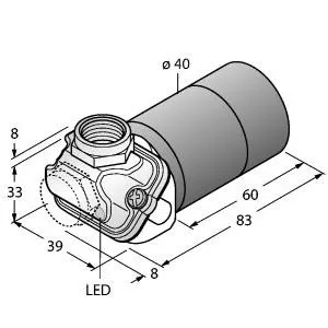 TURCK BC20-K40WDTC-VP4X2/S930 Capacitive Sensor
