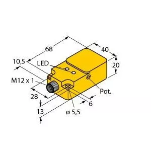 TURCK BC20-Q20-VN4X2-H1141 Capacitive Sensor