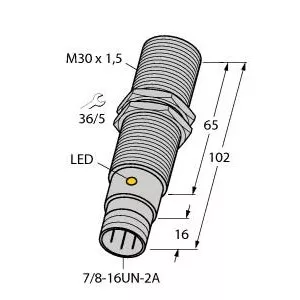 TURCK BI10-EG30-AZ3X-B1131/S120 Inductive Sensor
