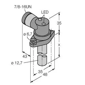 TURCK BI2-CRS730-ADZ30X2-B1131/S34 Inductive Sensor
