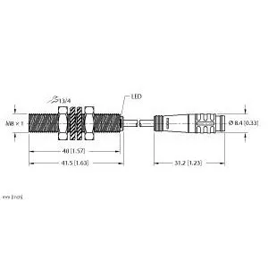 TURCK BI2-EG08-AP6X-0.2-PSG3 Inductive Sensor