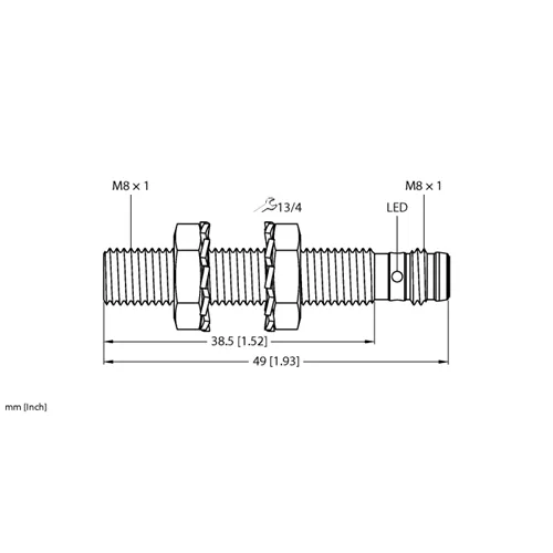 TURCK BI2-EG08-AP6X-V1131 - Inductive Sensor