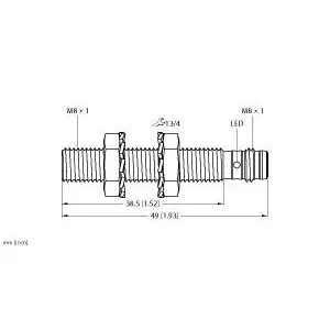 TURCK BI2-EG08-RN6X-V1131 Inductive Sensor
