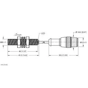 TURCK BI2-EG08-VP6X-0.2-RS4.4T Inductive Sensor