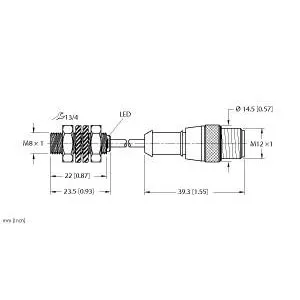 TURCK BI2-EG08K-AN6X-0.3-RS4T Inductive Sensor