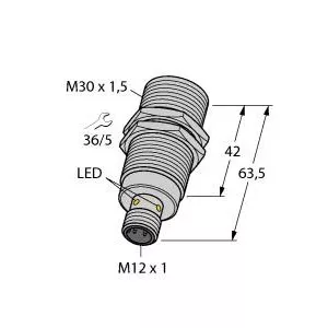TURCK BI20-EGT30F-AP6X-H1141 Inductive Sensor