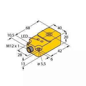 TURCK BI20-Q20-AN45X2LD-H1141 Inductive Sensor