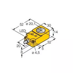 TURCK BI20R-Q14-AP6X2 Inductive Sensor