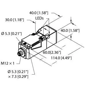 TURCK BI20U-CP40-AP6X2-H1141 Inductive Sensor