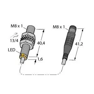 TURCK BI2U-EG08-AP6X-0.3-PSG3M Inductive Sensor