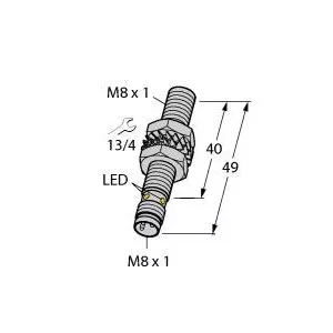 TURCK BI2U-EG08-RP6X-V1131 Inductive Sensor