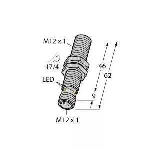TURCK BI3-MT12HE-AD4X-H1141 Inductive Sensor
