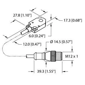 TURCK BI3-Q06-AN6X2-0.2-RS4T Inductive Sensor
