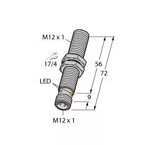 TURCK BI3U-M12EE-AP6X-H1141 Inductive Sensor