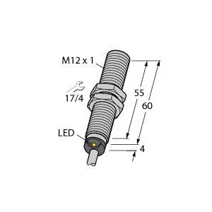 TURCK BI4-EM12E-AN45XLD Inductive Sensor