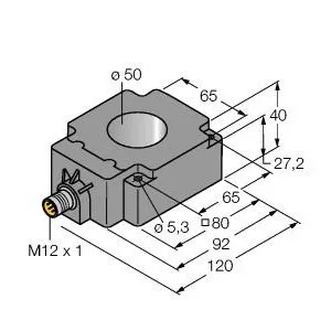TURCK BI50R-Q80-2LU-H1141/S950 Inductive Sensor