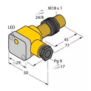 TURCK BI5U-P18SK-AP6X Inductive Sensor