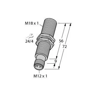 TURCK BI7-EM18EWD-LI-H1143 Inductive Sensor