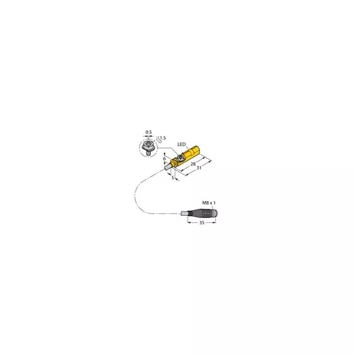 TURCK BIM-UNT-AP7X-0.3-PSG3S Magnetic Field Sensor