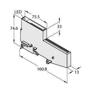 TURCK BL20-E-8AI-U/I-4PT/NI BL20 Economy Module