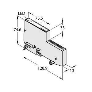 TURCK BL20-E-8DI-24VDC-P BL20 Economy Module