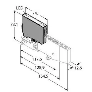 TURCK BL20-PF-120/230VAC-D BL20 electronic module