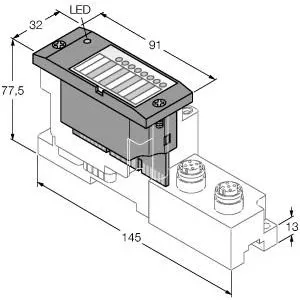 TURCK BL67-2RFID-A BL67 Electronic Module