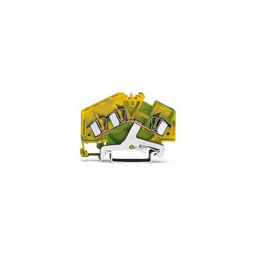 Wago 281-637/999-950 - 3-Conductor Ground Terminal Block