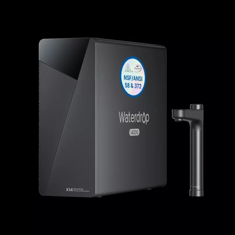Waterdrop Master X Series Reverse Osmosis System, X14 Black