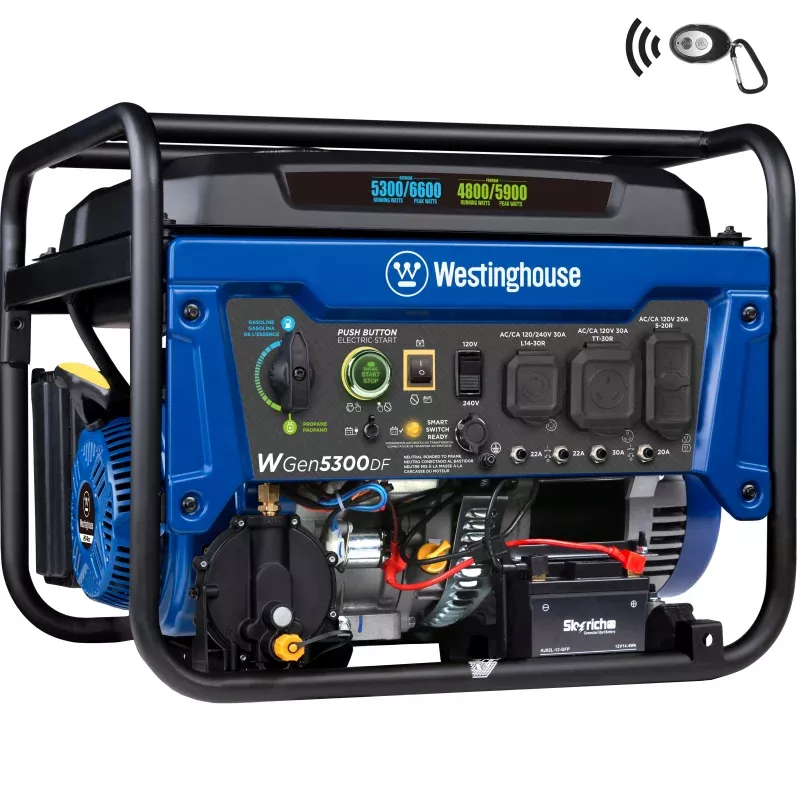 WGen5300DF Generator - Dual Fuel