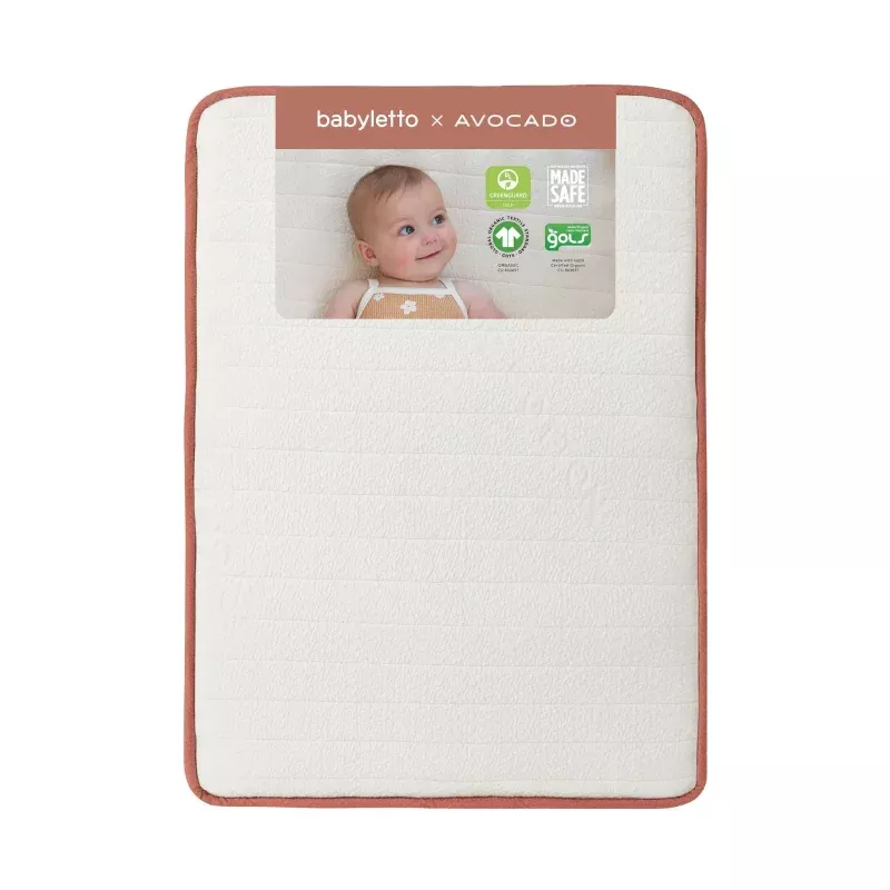 x Avocado Organic Mini Crib Mattress - White