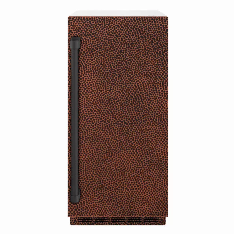 ZLINE ICCDHH15 15 In. Touchstone Clear Cube Ice Maker With Drain Pump And Hand Hammered Copper Door Stainless Steel Exterior with Hand Hammered Copper Panel