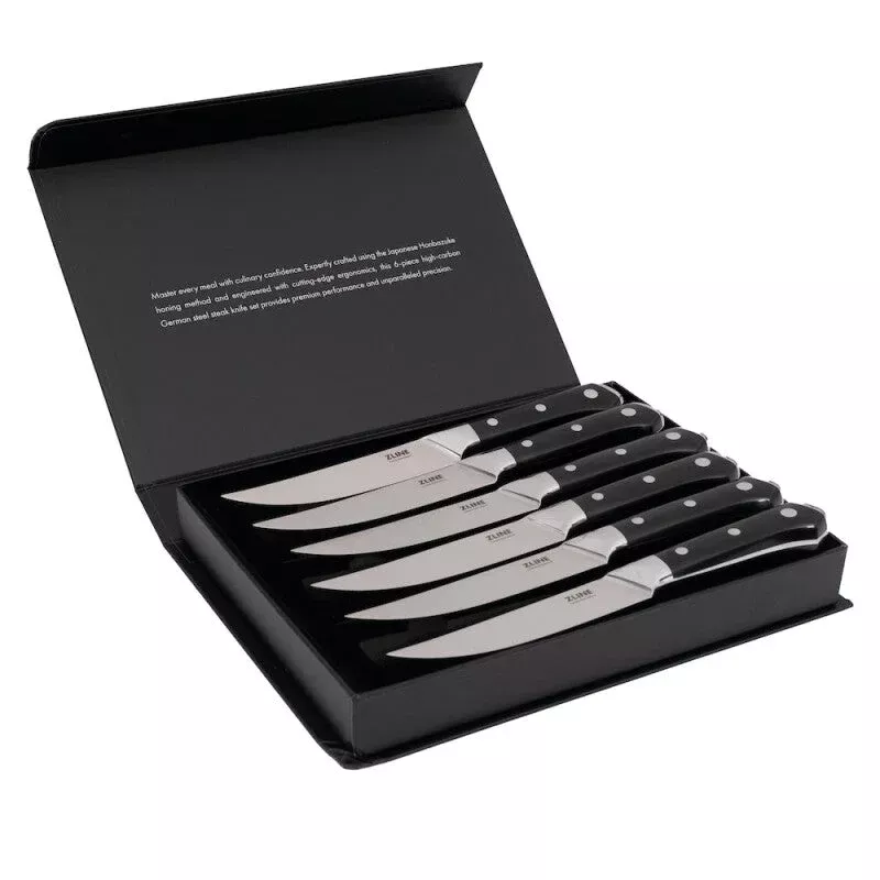 ZLINE STKGS6 6-Piece Professional German Steel Steak Knife Set Other