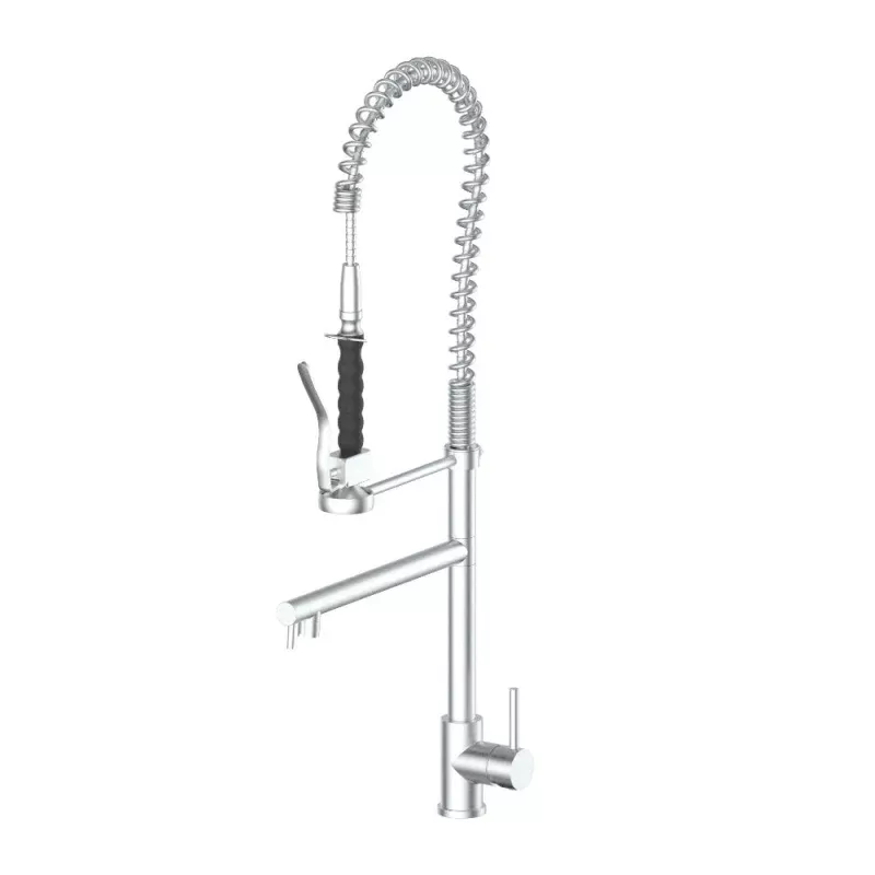 ZLINE VNGKFBN Van Gogh Pull Down Spring Kitchen Faucet With Pot Filler In Brushed Nickel